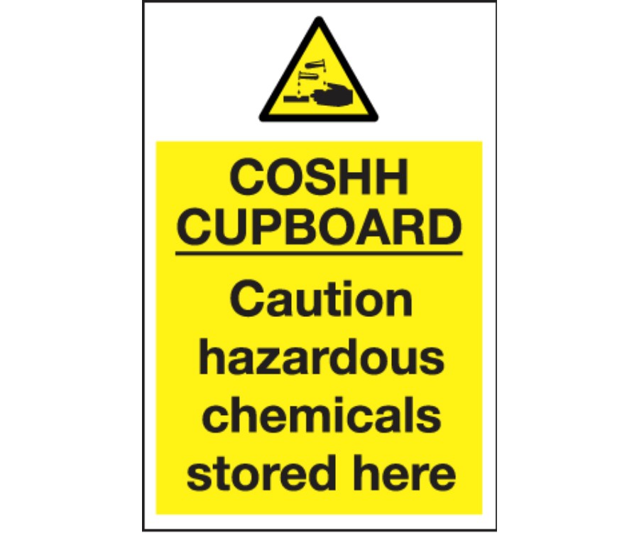 Cleaning & Chemical Safety Signs