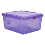 Purple Allergen Storage Container 1/2GN  150mm Deep 10L