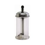 Clear Plastic Sugar Pourer With Stainless Steel Top - Genware