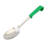 Genware Plastic Handle Spoon Plain Green