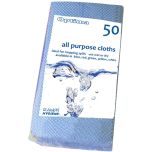 All-Purpose Cloth 60X30cm Blue (50Pcs) - Genware