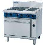 Blue Seal E56D - Electric 6 Burner Range with Convection Oven W900mm