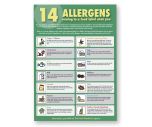 The 14 Food Allergens Guide for Staff Poster - Paper FAN017