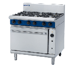 Blue Seal Evolution G56D - Gas 5 Burner Range with Gas Convection Oven 900mm - LPG Gas
