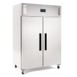 Polar G595 Double Door Freezer Stainless Steel 1200Ltr