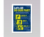 Coronavirus Prevention Poster - Catch It, Kill It, Bin It - A3