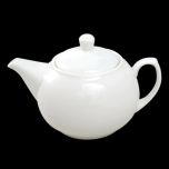 2 to 3 Cup Ball Teapot White Porcelain 450ml / 15¾oz - Orion C88135 
