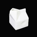 Orion C88503 Porcelain Milk Carton Pot 9.5cm / 4"