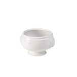 Lion-Head Soup Bowl White 11cm 14oz - Genware
