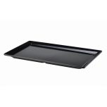 Black Melamine Platter GN  FULL SIZE Size 53 X 32cm - Genware