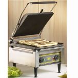 Roller Grill PANINI XLE L Extra Large Single - Ribbed Top & Flat Base Plates Contact Grill