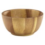 Acacia Wood Bowl 15Ø x 7cm - Genware