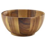 Acacia Wood Bowl 20Ø x 10cm - Genware
