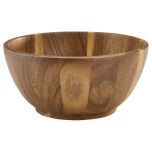 Acacia Wood Bowl 25Ø x 12cm - Genware
