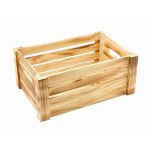 Wooden Crate Rustic Finish 34 x 23 x 15cm - Genware