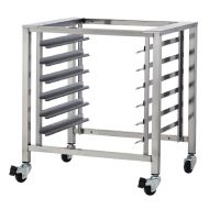 TurboFan Stainless Steel Stand with Castors - For Blue Seal Ovens: E27M2 E27M3 E28M4 E31D4
