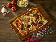 Acacia Wood Pizza Serving Board 40x30x2.5cm - Genware