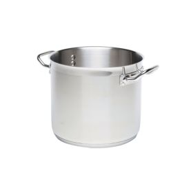 12 Ltr Stainless Steel Stockpot - Genware 1026-12