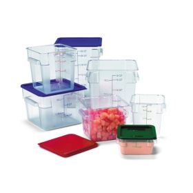 Lid Square Container 5.7/7.6L Red - Genware