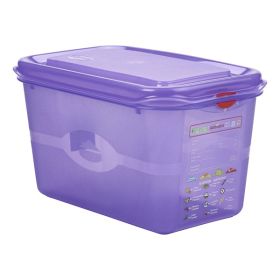 Purple Allergen Storage Container 1/4GN 150mm Deep 4.3L