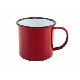 Enamel Mug Red 36cl/12.5oz - Genware