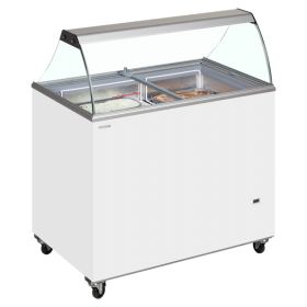 Tefcold IC400SC Canopy Ice Cream Display Freezer - 10  Tubs