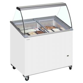 Tefcold IC300SCE Canopy Ice Cream Display Freezer - 7 Tubs