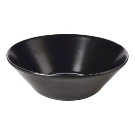 Luna Serving Bowl 18 Ø X6cm H Black Stoneware