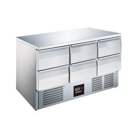 Blizzard BCC3-6D 6 Drawer Compact Gastronorm Counter 368L