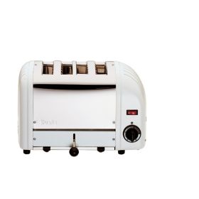 Dualit DB4S 4 Slot Toaster - White Ends 40355