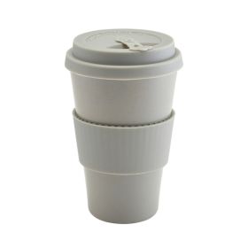 Grey Reusable Bamboo Fibre Coffee Cup 45cl/15.75oz