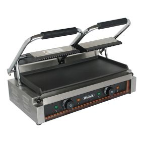 Blizzard BRSCG2 Double Contact Grill Ribbed Top Smooth Bottom 3600W