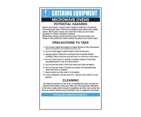 Microwave Ovens - Catering Safety Sign - Mileta CE005