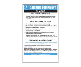 Food Slicers Catering Safety Sign - Mileta CE010 