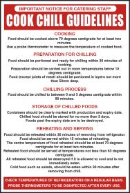 Cook chill guidelines. 300x200mm. S/A