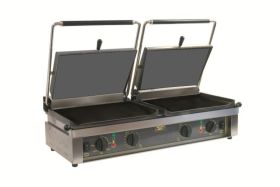 Roller Grill D'PANINI FT Large Double -  Flat Top & Base Plates Contact Grill