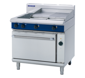 Blue Seal E56B - Electric Range with Convection Oven & 600mm Griddle W900 mm