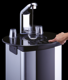 Borg & Overstrom B5 101521 Floorstanding Tap Water Dispenser - Direct Chill & Ambient
