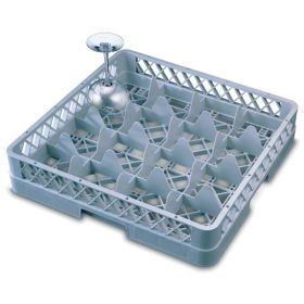 Genware 16 Comp Glass Rack With 4 Extenders