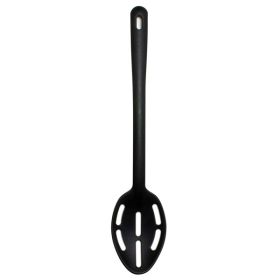 Black Nylon Slotted Spoon 32cm Long
