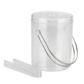 Ice Bucket & Tongs 1.75 Ltr Clear Polycarbonate 