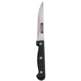 Steak Knife Black Riveted Handle