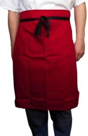 Chef's / Waiter's Waist Apron Red