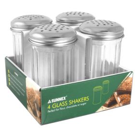 Large Glass Shakers 4 Pack