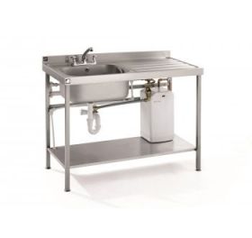 Parry - QFSINK1200  Stainless Steel Quick Fit Heated Sink