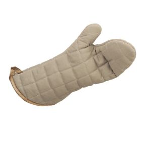 Flameguard Oven Mitt Tan 17" CE Marked (Pair) - Genware