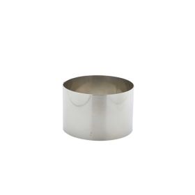 Stainless Steel Mousse Ring 9x6cm - Genware