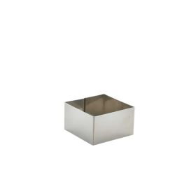 Stainless Steel Square Mousse Ring 6x3.5cm - Genware