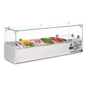 Polar G608 Refrigerated Counter Top Prep/Servery 5 x 1/4GN