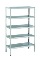 Parry Storage Racks with 5 Shelves - 500 D x 1800 H - Width Options